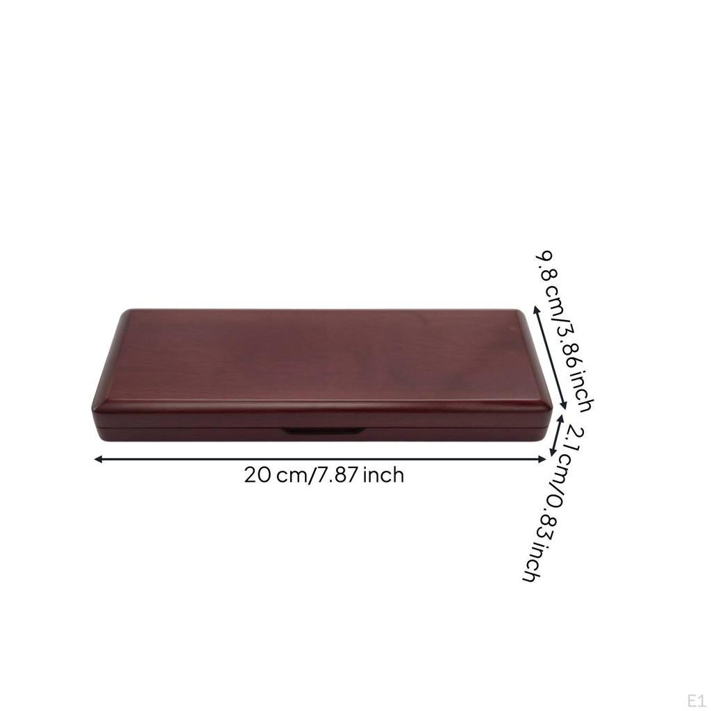 Oboes Accessories Case Hinged Wooden Cushioned InteriorLined for Oboists, Music