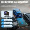 UHD 4K Dash Cam 3 Lens Driving Recorder Car DVR 1080P Rear Lens Camera Built-In WiFi GPS 24-Hour Parking Monitoring Black Box