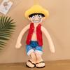 85Cm Cute New One Piece Cartoon Anime Luffy Plush Toys Kawaii Luffy Sleep Pillow Cushion Soft Stuffed Animal Toy Birthday Gift