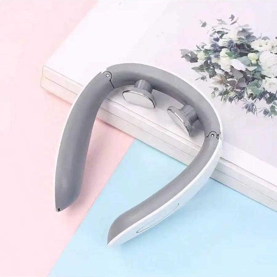 White neck massage multifunctional neck relaxation massager portable neck care tool