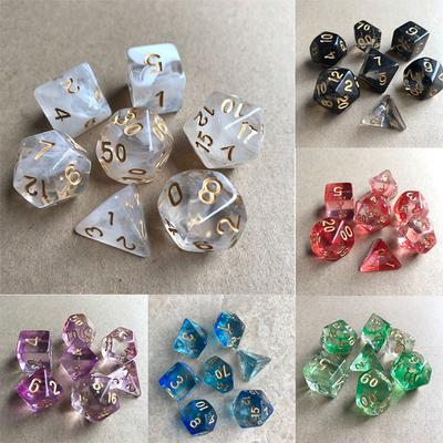Multicolor Game Accessory Dice Party Supplies Game Accessory Leisure Entertainment Toys
