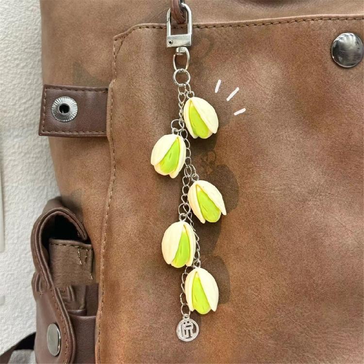 Lightweight Pistachios Key Holder Novelty Key Holder Fun Keychain for Easy Carrying and Personal Style Expression