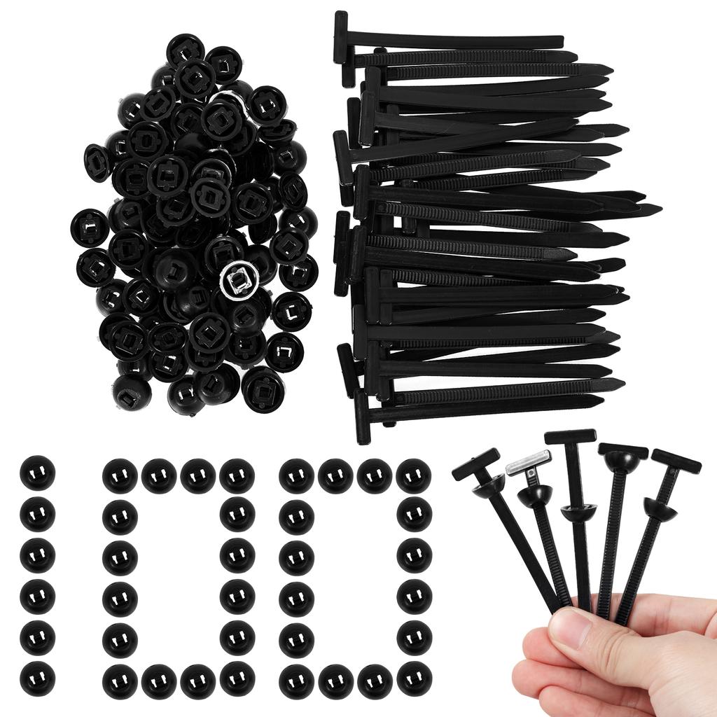 400/100Pcs Cable Tie Closure Self-locking Nylon Universal Cable Tie Buckle Car Repair Fastening Strap For Car Household Repair