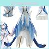 Waves Shorekeeper Wuthering Cosplay Costume Woman Dress Game Party Role Play
