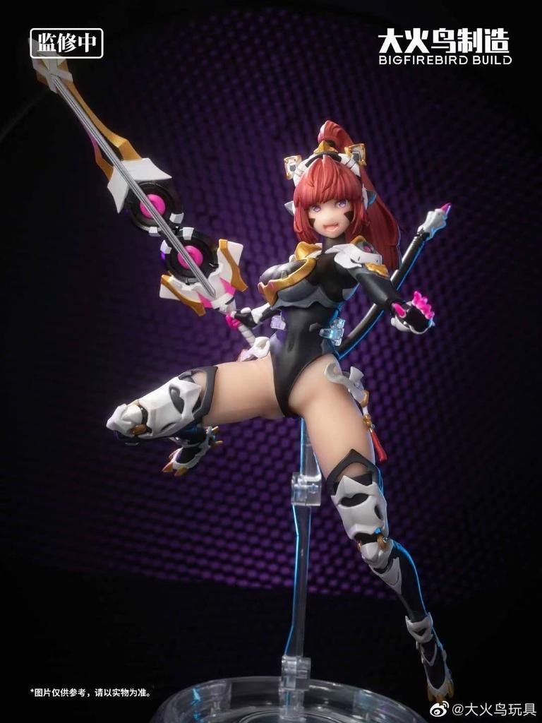Meka BIG Firebird Transformation Sunflower Cat Girl Robot EX-01NICEE