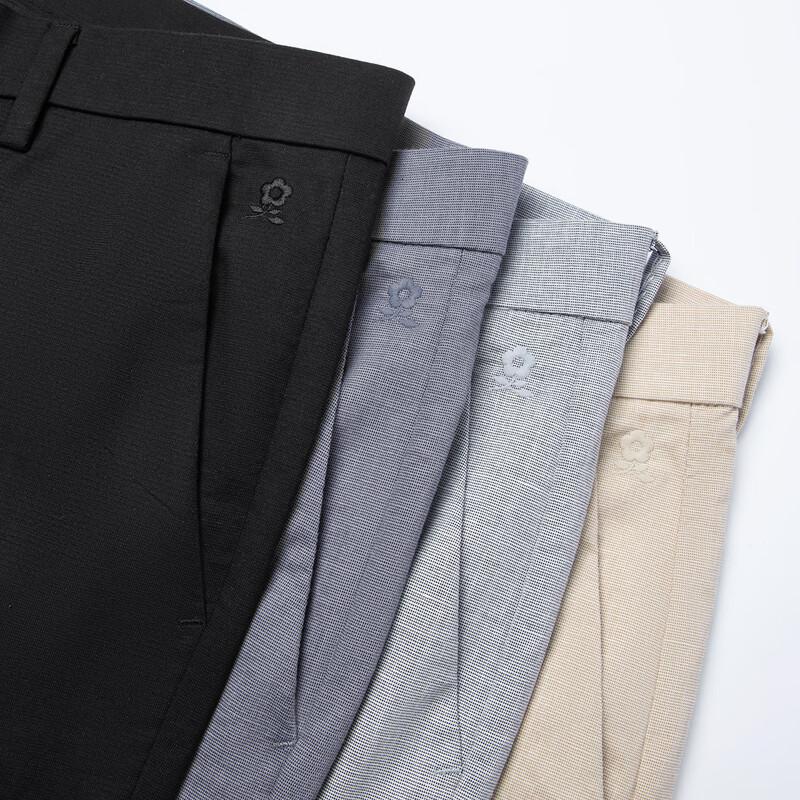 MONTAGUT Men's Breathable Linen-Blend Casual Trousers