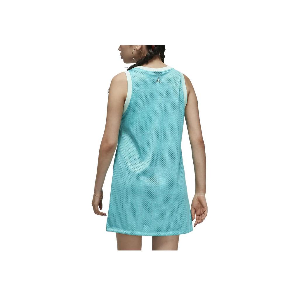 Jordan 23 Letter Number Print Sports Casual Sleeveless Dress Women Dresses Mint-Green DO5030-392