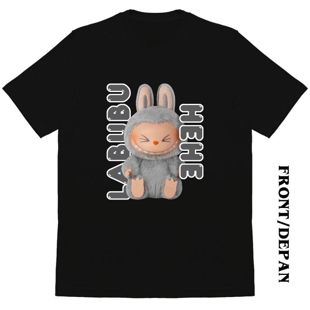 

2025 Футболка Аниме Парная Одежда Оверсайз Футболки Четыре Квадрата Мода LABUBU На Все Случаи Жизни Футболка с Коротким Рукавом 5XL