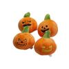 Funny Pumpkin Plush Keychain Toy - Soft Stuffed Doll with Random Expression, Halloween Accessory