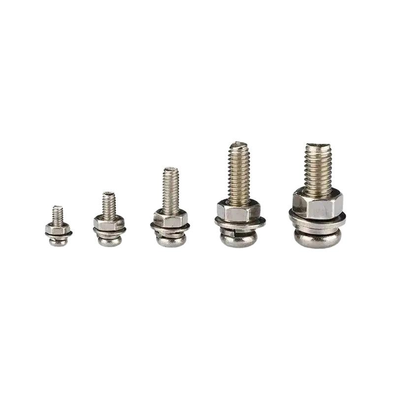 320 Pcs 304 Stainless Steel Hex Button Socket Head Cap Screw Hexagon Thread Machine Metric Nut Bolt Assortment Kit Set M2~M55