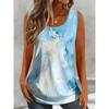 T-shirt da Donna Estiva Senza Maniche Stampa 3D Moda Versatile Traspirante Tendenza Casual