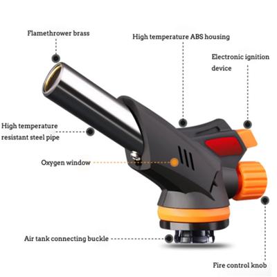 Kök Butan Ficklampa Tändare Kock Matlagning Justerbar Flame Bbq Picknick Verktyg (ingen gas)