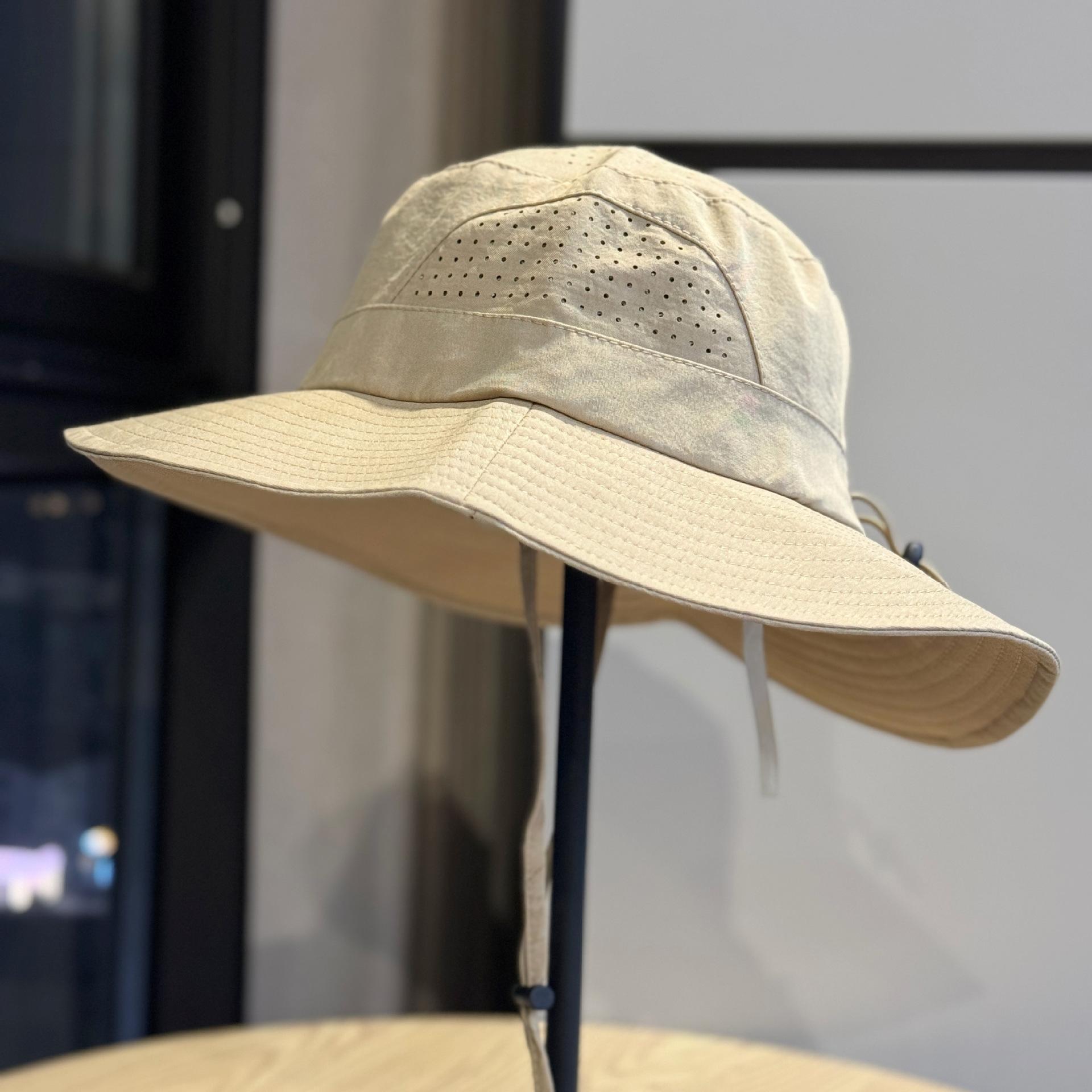 

New outdoor sun protection hat for men and women, quick-drying mesh breathable fisherman hat, hiking UV protection sun hat Adult54-60Adjustable хакі