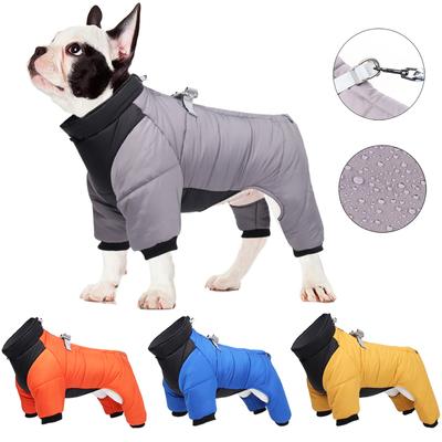 Chaqueta de invierno cálida y gruesa para perros, ropa impermeable para perros pequeños y medianos, abrigo para cachorros, chihuahua, bulldog francés, pug