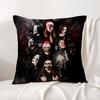 Band S-Slipknot Cushion Cover Summer Coolness Linen Fabric Double-Sided Printing Pillow Case Sofa Home Decor Gift