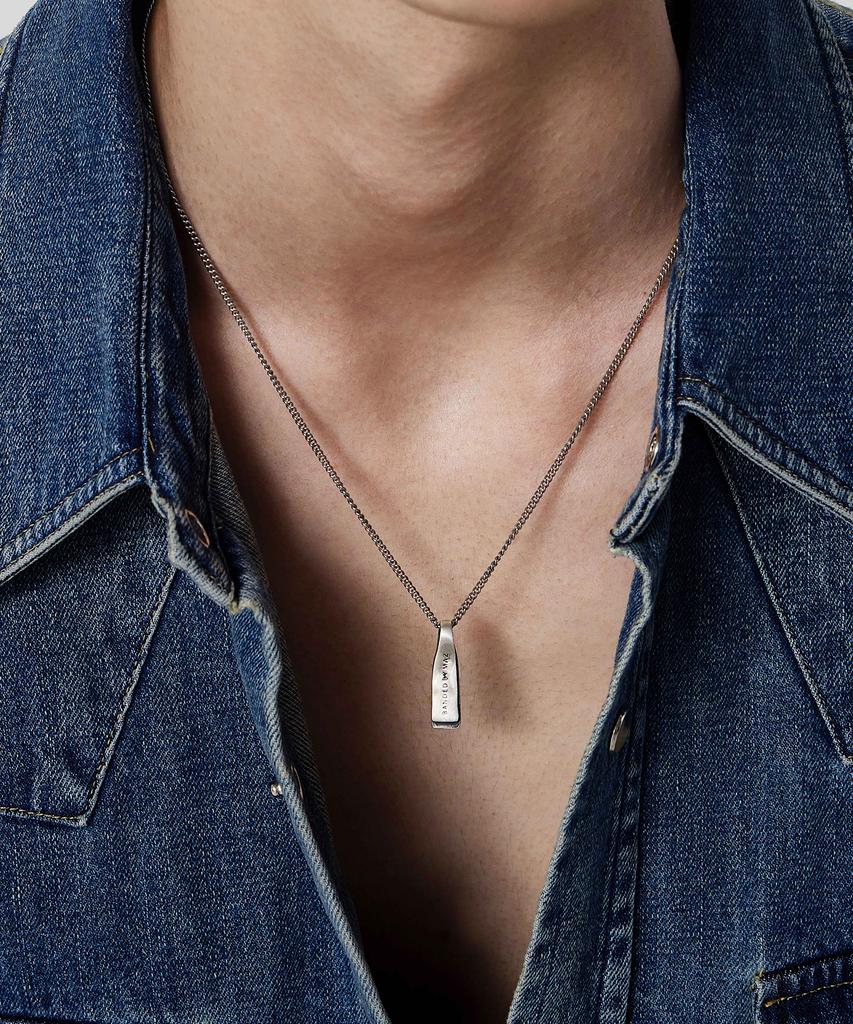 Maz Silver Lettering Two-Way Necklace