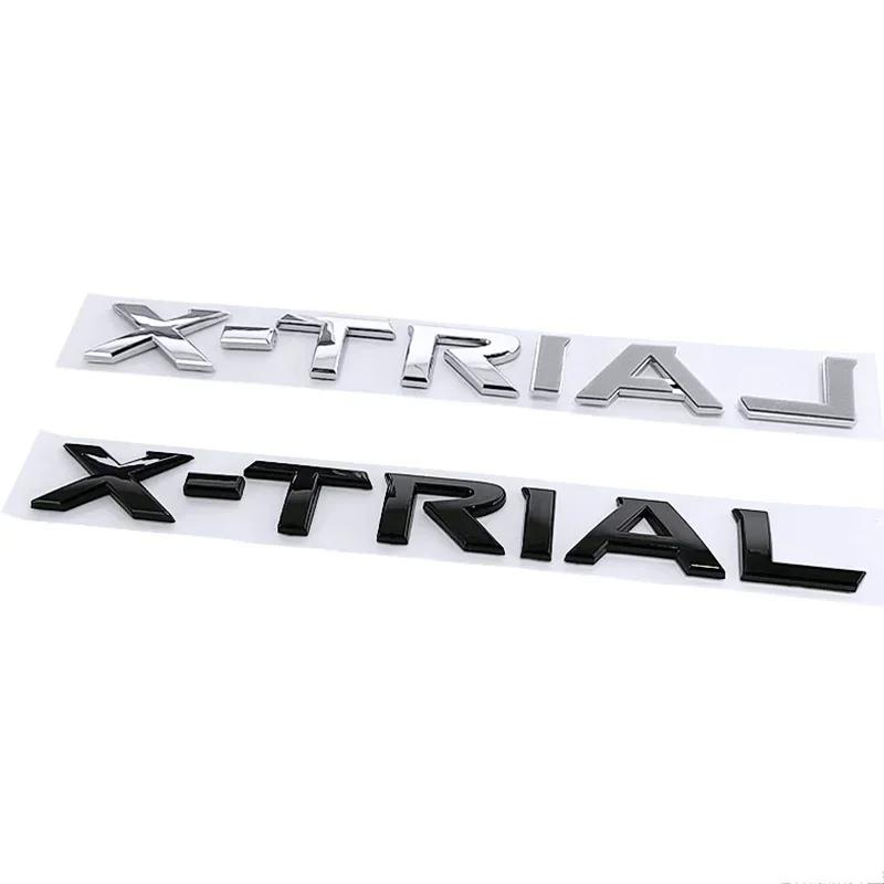 Fashion Modified Badge ABS for Nissan X TRIAL Car Rear Trunk Body Side Emblem Letter Sticker Styling Modification Accessories