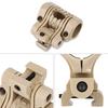 Plastic Quick Release Flashlight Clamp Clip Mount Accessory for Fast Helmet (Tan)