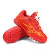 Rotating Button Children's Football Shoes Lace-free Outdoor Sports Training Shoes for Boys and Girls with Broken Nails