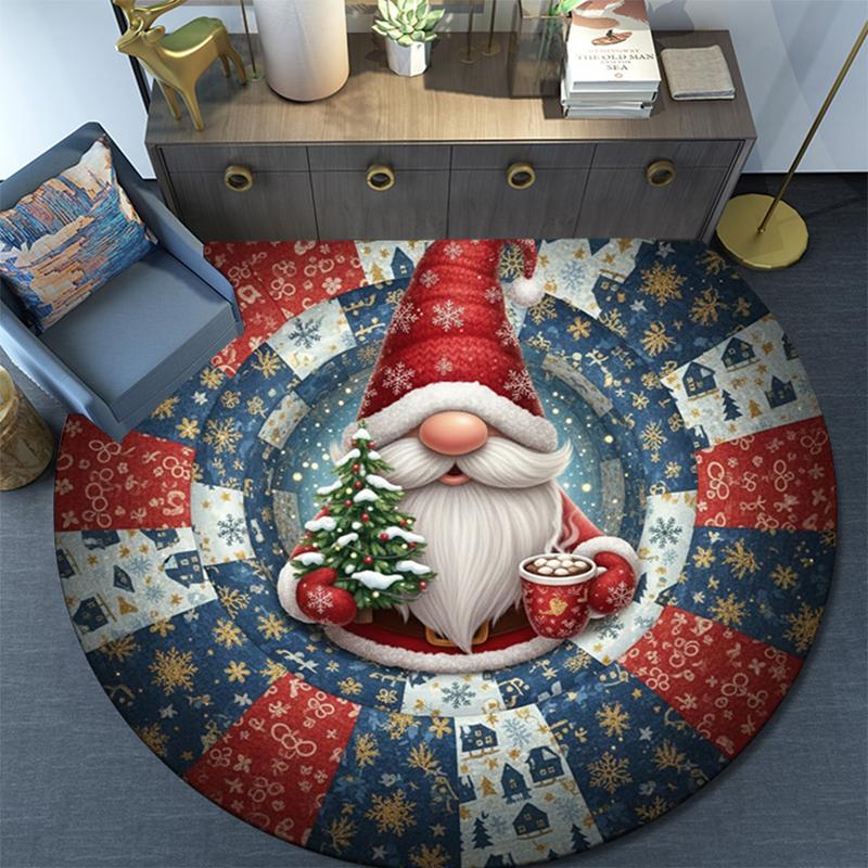 

Cartoon Print Round Area Rug,Carpet Rug for Living Room Bedroom Sofa Playroom Decor,Non-slip Floor Mat 80cmx80cm