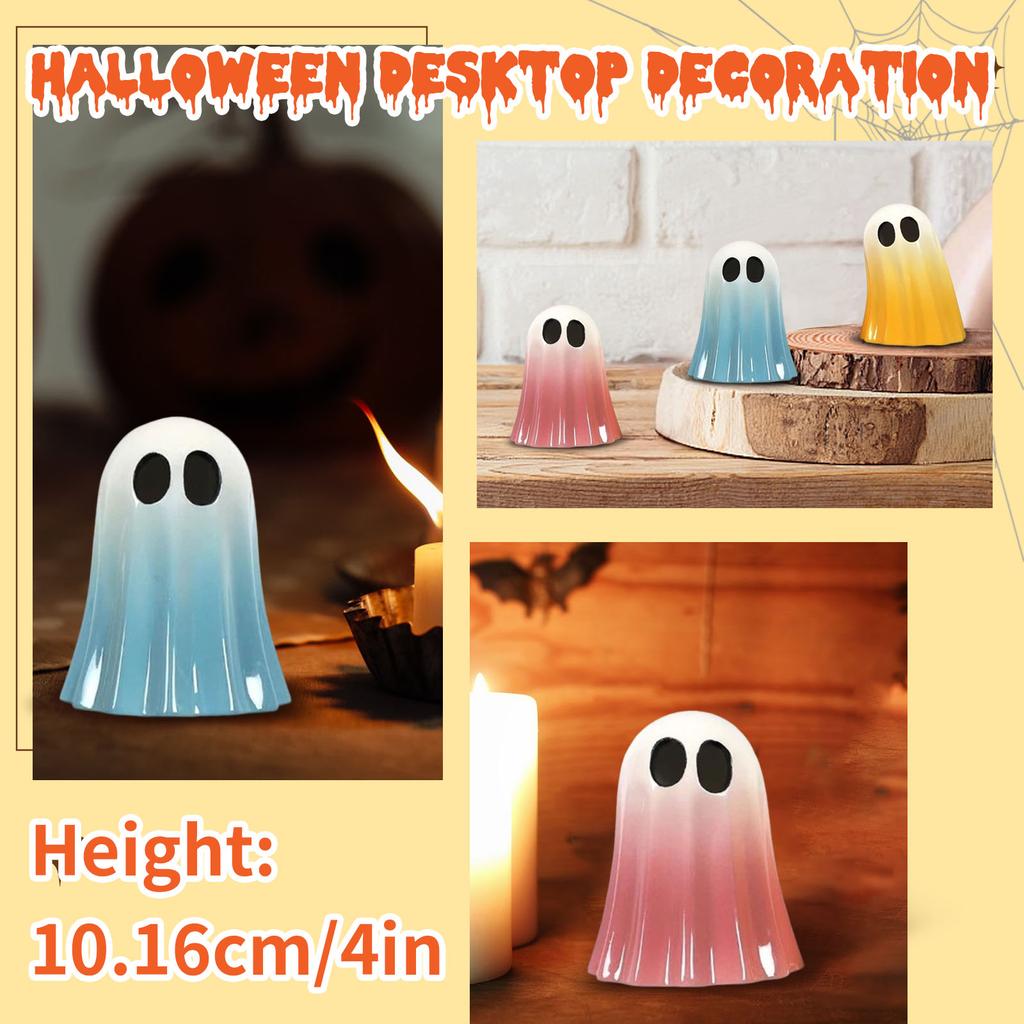 3pc Cute Halloween Decor,Spooky Tabletop Figurines,Holiday Decorations,Holiday Gifts For Friends