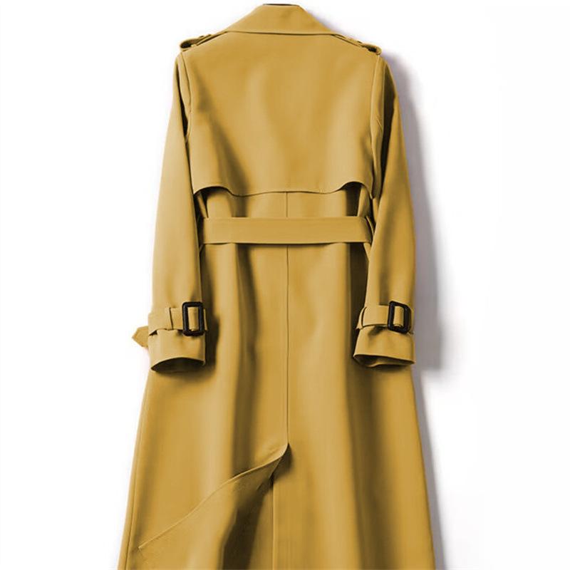 Women's Petite Mid-Length Trench Coat, 2026 Korean Version, Popular British Style, Spring/Autumn Over-the-Knee Outerwear