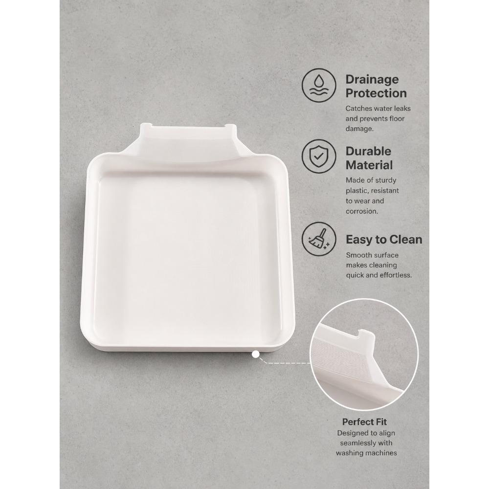 3D Printed Washing Machine Drainage Tray Set, Leak Proof Water Catch Pan for Laundry Machine
