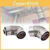Telescopic Stainless Steel Exhaust Pipe Kitchen Ventilation Exhaust Thickened