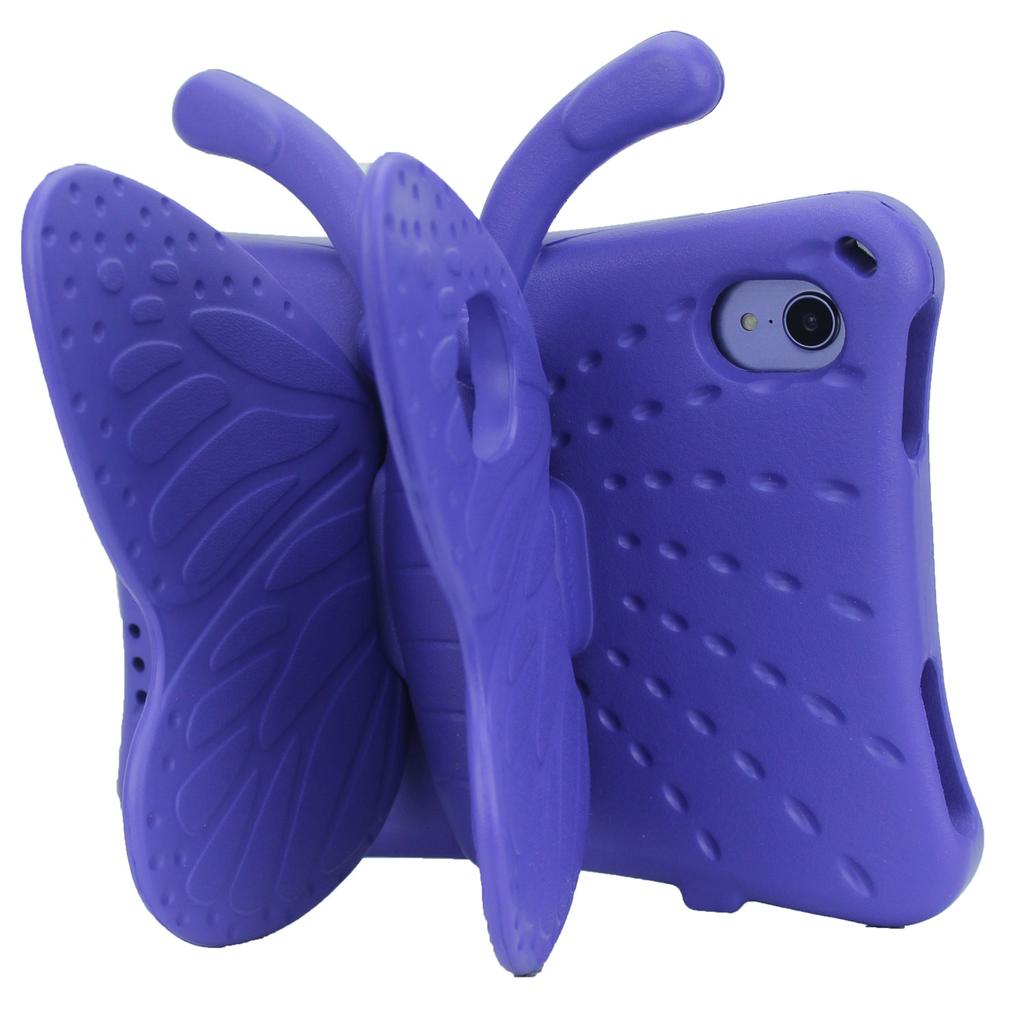 EVA Kids Cute Funda Case Universal for iPad Mini 7 2024 (A17 Pro) A2995 A2996 6 2021 8.3 inch Folding Wings Stand Tablet Cover