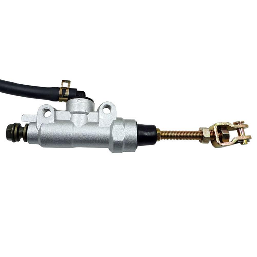 50mm Motorcycle  Rear Brake Master Cylinder Pump Foot Hydraulic Brake Cylinder Universal  Hydraulic Pumps  Accessories серебряный