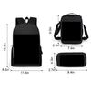 Zaino Borsa da Viaggio per Laptop Set da 3 Pezzi Zaino Scolastico, Astuccio, Zaino