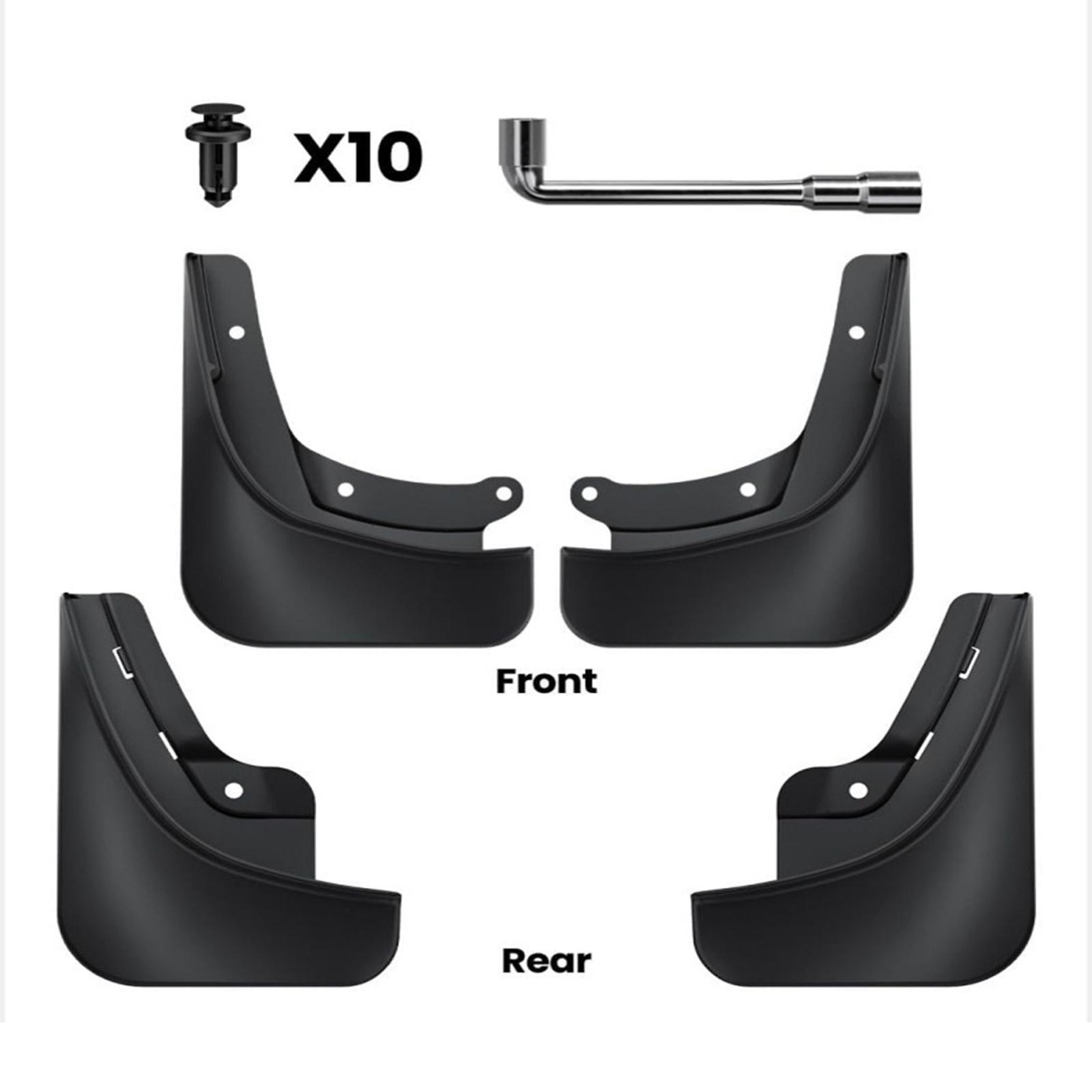 

Accuracy Matched Splash Shielding Impact Resistant Quick Mount System Plastic Wheel Mudguards Quick Fixing for Vehicle 1