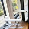 Flaches offenes Fenster Tür Befestigungsschnalle Winddicht Antivibrations Begrenzer Anschlagblock für Haus Mietshaus Tür Sicherheitsschutz