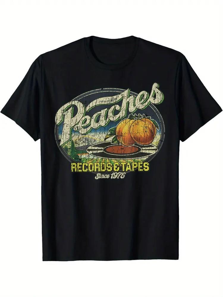 Peaches Records amp; Tapes 1975 T-Shirt Soft And Breathable for All Seasons And a G Unisex T-Shirt S