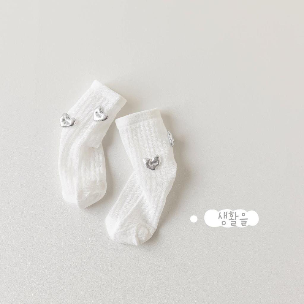 Mädchen Sommer Dünn Nahtlos Wadenmitte Atmungsaktiv Einfarbig Mückenschutz Baby Rüschensocken
