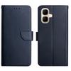 For TECNO Pop 10/Infinix Smart 10 Case Genuine Cow Leather Phone Cover Nappa Texture