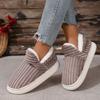 Customizable Cross-Border Cotton Shoes for Men and Women - Non-Slip Indoor/Outdoor Slippers with Heel Cover