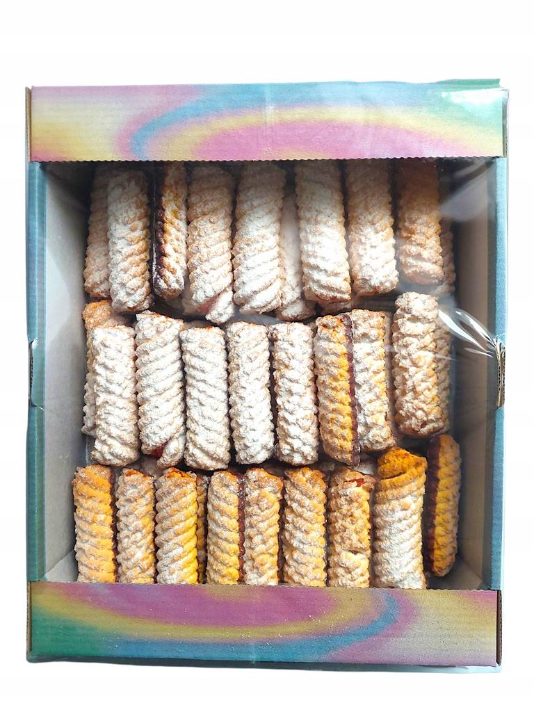 Twisted decorated shortbread cookies 900g