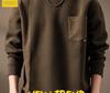 Men's 420g Heavyweight Patchwork Hoodie: Autumn Loose Fit, Plus Size Round Neck Base Layer, American Style.