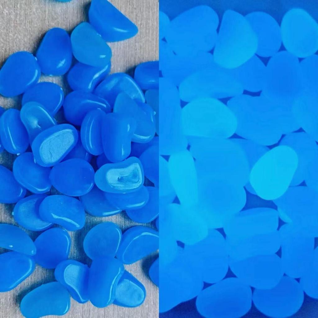 Luminous Stone 2.5-2.7cm - Fluorescent Pebble for Garden, Aquarium, and Landscaping