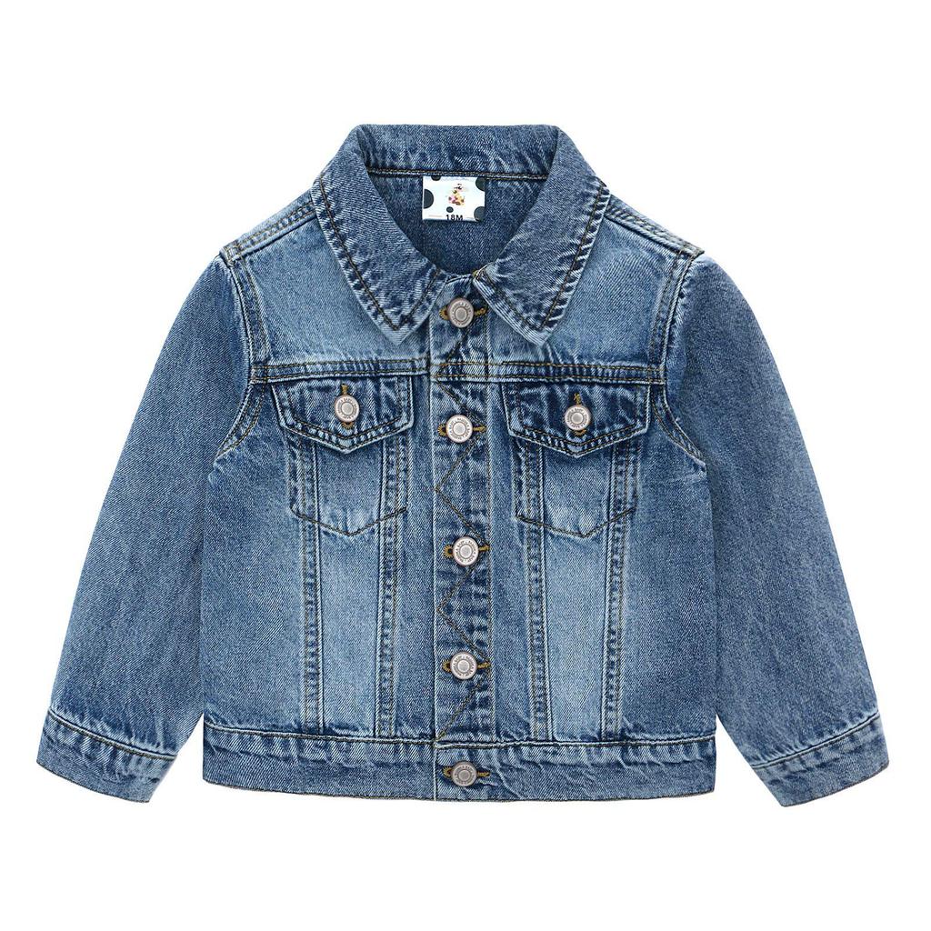 Children's Spring/Autumn Denim Jacket – Stylish Casual Wear for Boys and Girls