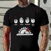 Table Saw Design With Rock-Paper-Scissors Theme Motorcycle T-Shirt Men Hip Hop Unisex Casual Sh