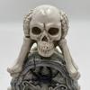 Unique Halloween Skull Tombstone Funny Tombstone Statues Skeleton Tombstones Decoration  Gift