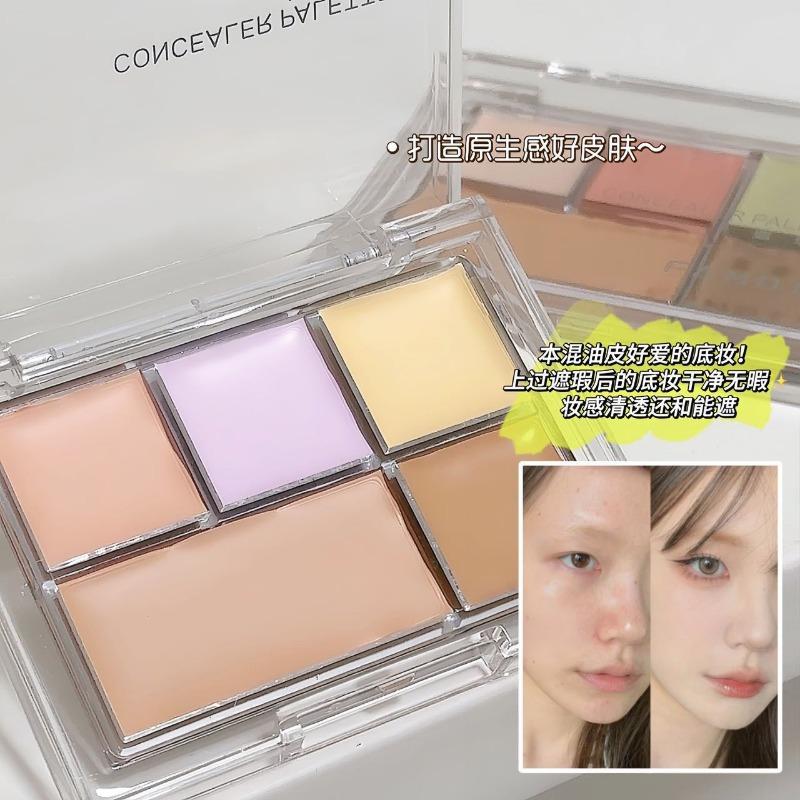 Famoty Concealer Cream For Acne Marks Dark Circles Brightening Makeup For Students