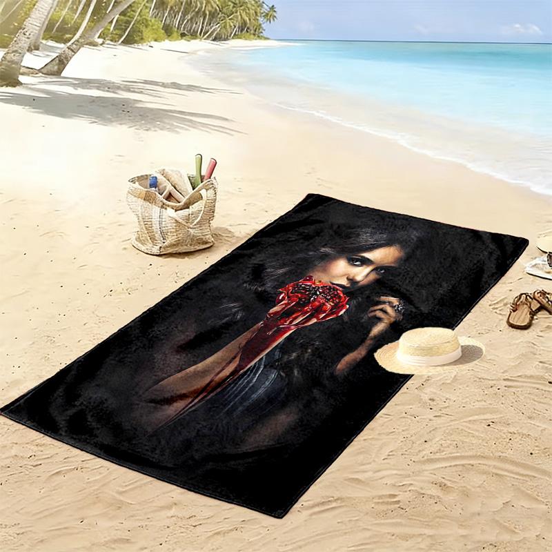Supernatural Love Mystery Beach Towel Beach Soft Outdoor Pool Towel Seaside Swim Printing Comfort Beach Beach Towel