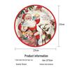 Holiday Party Set: Santa Claus Plates, Napkins, Cups & Flags
