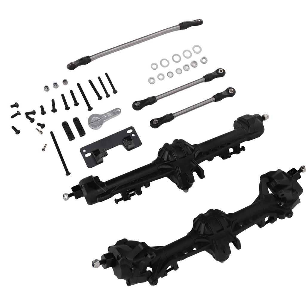Front and Rear Axle Replacement for   SCX10 II 1Celsius10 Scale RC Crawler Upgraded Axle Set