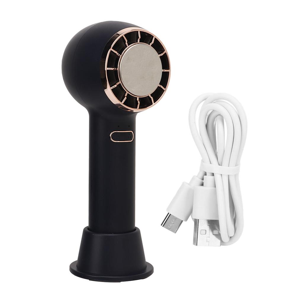 Mini Handheld Fan Portable USB Rechargeable Small Pocket Fan with Cooling Plate for Eyelash Makeup Kids Women