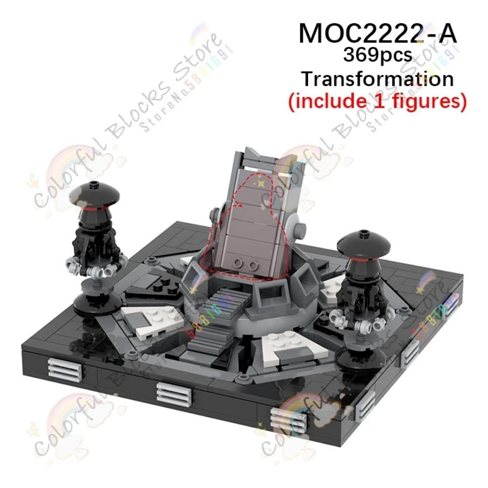 Movie Series Scene MOC Building Blocks Interstellar Council Chamber Senate Transformation Architecture Models Toys For Kids Gift