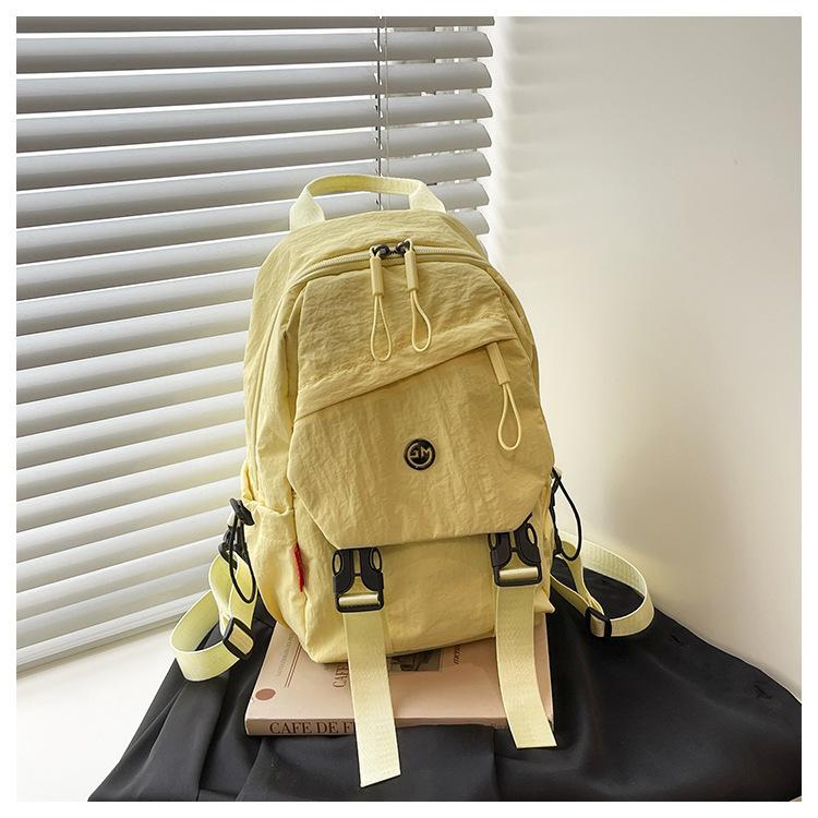 Large capacity backpack Women's casual versatile cloth bag Student schoolbag Mountaineering bag Lightweight travel backpack